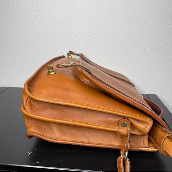 Vintage Genuine Leather Briefcase - Laptop Bag - Satchel - Made in USA - Picture 7 of 14